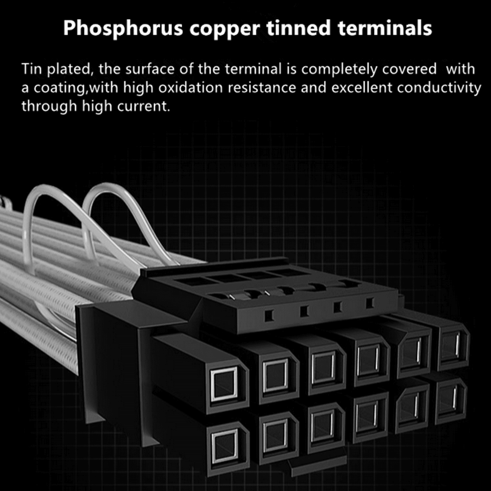 16Pin(12+4) to 4x8pin Sleeved Cable Extension for RTX3090Ti & RTX4090