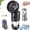 Black, variant on 5-in-1 Portable LED Camping Lantern with Fan, Solar Rechargeable Tent Light - Foldable Emergency Lamp for Hiking (Black)