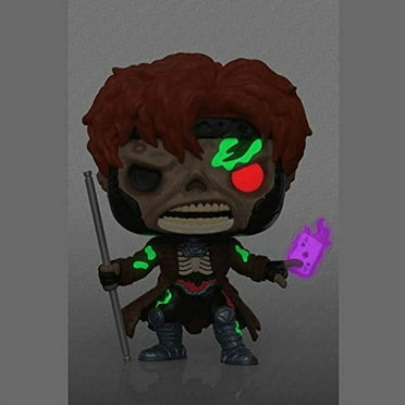 Funko POP! Marvel Zombies Vinyl Bobble Figure - ZOMBIE GAMBIT [Glow in the Dark] #793 *Exclusive*