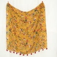 thumbnail image 4 of Opolski Mode Fleur Pompon Femmes Vacances Plage Voyage Protection Solaire Écharpe Châle, 4 of 7