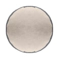 thumbnail image 3 of Ox Bay Julian Round Natural/Gray Striped Indoor Pouf Ottoman, 18"H x 18"W, 3 of 7