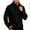 c01Black, variant on USNSM Men's Shawl Collar Button Front Knit Sweater Pullover Long Sleeve Business Casual Winter Warm Tops Gray M