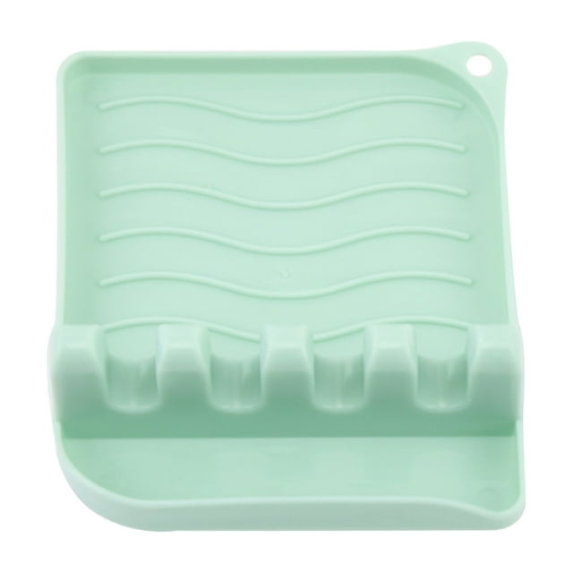 Spoon Mat Pot Lid Bracket, Creative Solid Color Kitchen Rack for Utensils, Space-Saving Water & Oil Storage, Easy to Clean, Kitchen Storage, Home & Kitchen Essentials