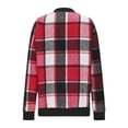 thumbnail image 5 of Shackets for Women 2026 Fashion Flannel Plaid Zip Up Jackets Casual Long Sleeve Baggy Outwear Coat Fall Clothes, 5 of 7