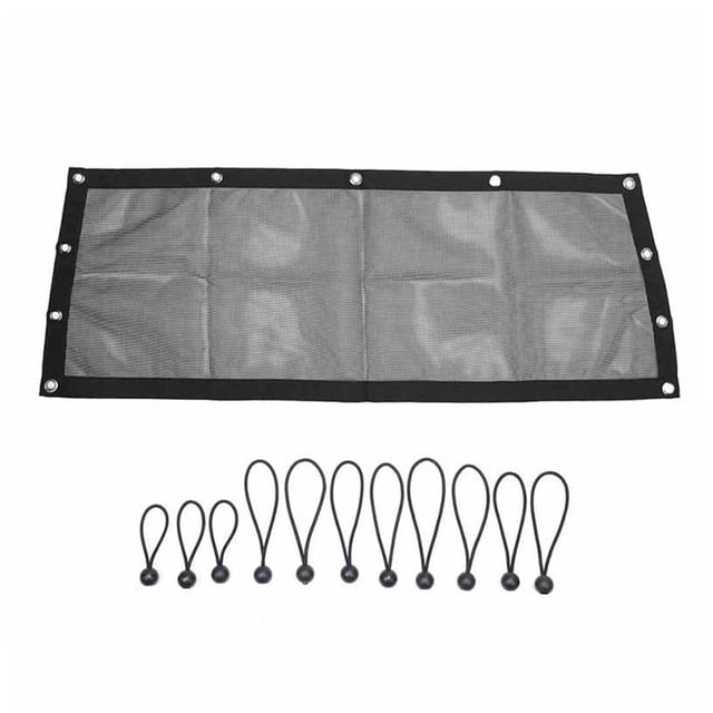 Malla para ventana trasera UTV, malla suave para ventana de coche, red de protección solar gruesa, fácil de instalar, red de protección solar para