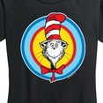 thumbnail image 3 of Dr. Seuss - Cat In Hat Smile - Women's Short Sleeve Graphic T-Shirt, 3 of 6
