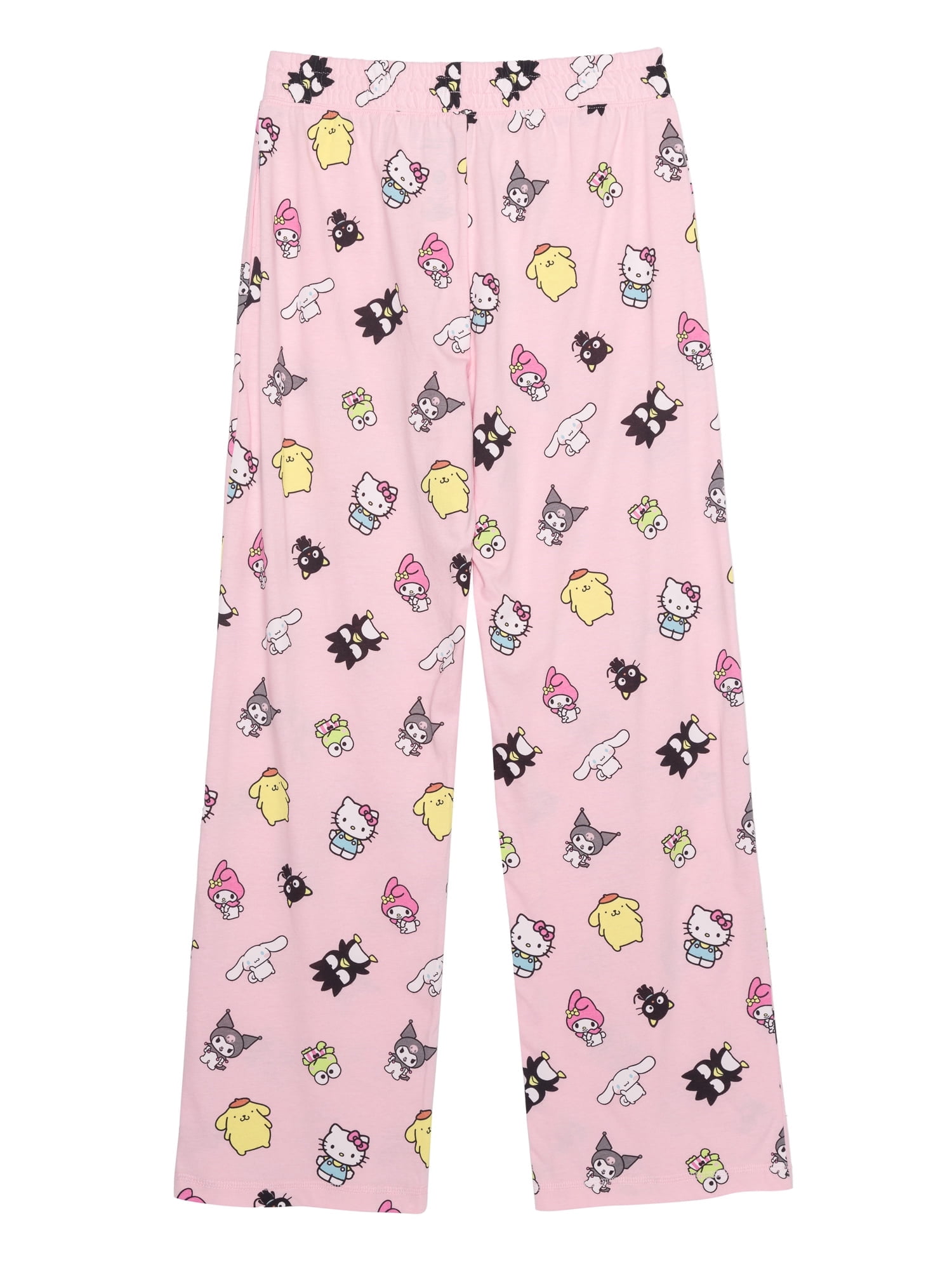 Hello Kitty Women's Graphic Tee and Pant Set, 2-Piece, Sizes XS-3X