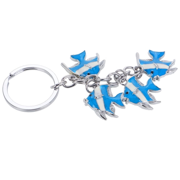 HOOWIFFY Fishing Keychain Fish Keychain Zinc Alloy 1Set