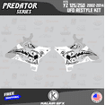 thumbnail image 4 of Kalair GFX Graphics Kit for Yamaha YZ250 UFO RESTYLED (2002-2014) Predator Series, 4 of 5