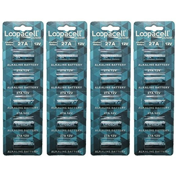 Loopacell A27 27A 23-279 MN27 12v Battery Pack of 20