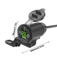 thumbnail image 4 of Zonest Speed Motorcycle USB Charger Double QC3.0 with Touches Switches & Stable Handlebar Mount Motorbike Handlebar Phone Charger, 4 of 9