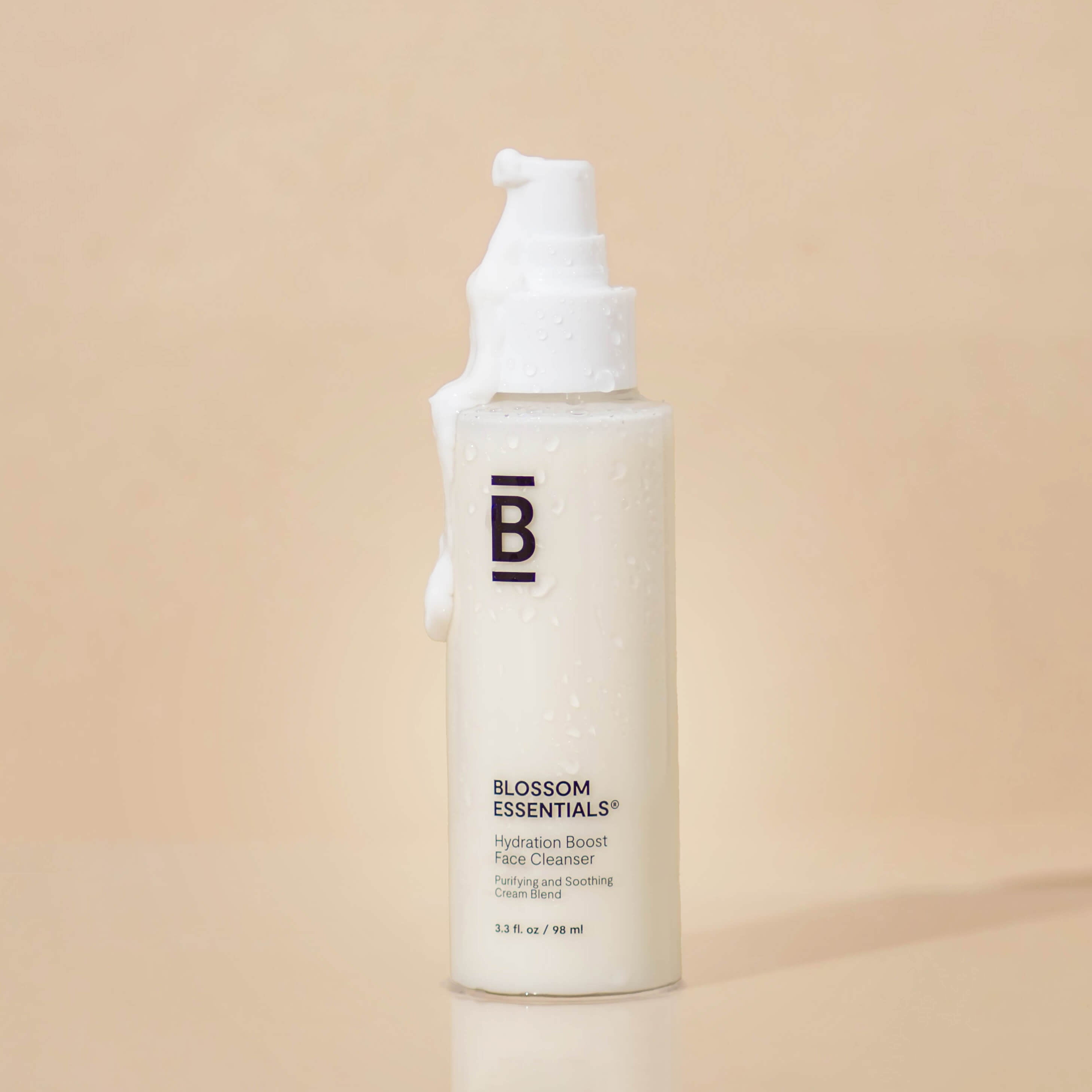 Blossom Essentials Hydration Boost Face Wash with a Purifying and Calming Blend, 3.3 fl oz