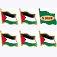 thumbnail image 1 of Pin de la bandera de Palestina, broche de esmalte nacional de Palestina, recuerdo del país, insignia de metal con personalidad, accesorios de joyería, 5 piezas, 1 of 5