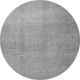 thumbnail image 1 of Ahgly Company Indoor Round Abstract Gray Contemporary Area Rugs, 3' Round, 1 of 1