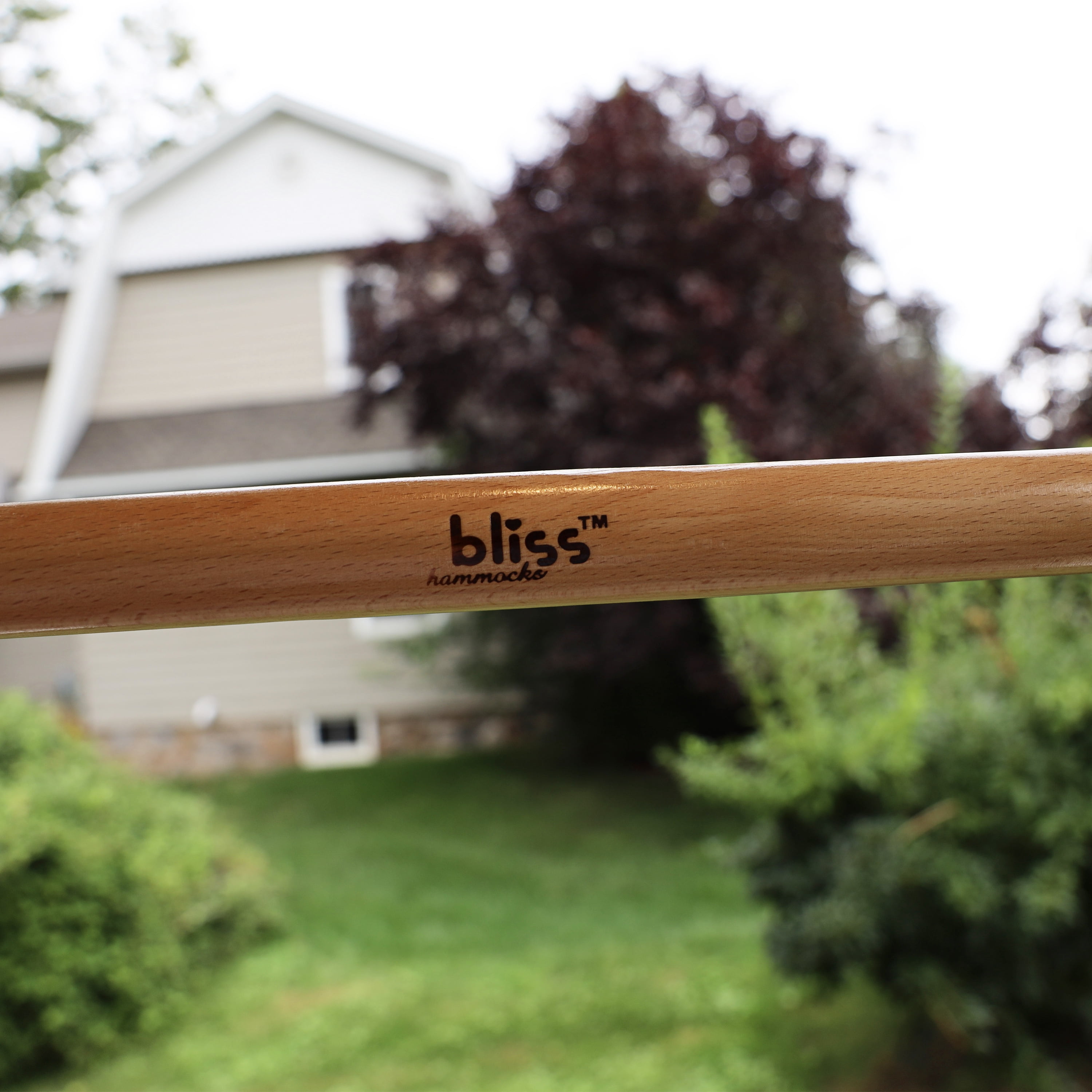 Bliss Hammocks Island Rope Hammock Chair w/ Spreader Bar - Natural, 60" L x 40" W