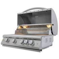 Blaze LTE  32-Inch 4-Burner Built-In Propane Gas Grill w/ Lift-Assist Hood & Rear Infrared Burner - BLZ-4LTE3-LP