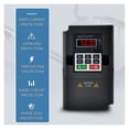 thumbnail image 3 of VFD Inverter VFD 0.75KW1.5KW2.2KW Frequency Inverter 1P 3P 220 380V Output Frequency Converter Variable Frequency Drive ,Efficient Strength, 3 of 6