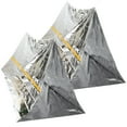 thumbnail image 1 of 2 Pcs Abri d'Urgence Jetable Tente Portable Camping SOS Abri (Argent), 1 of 5