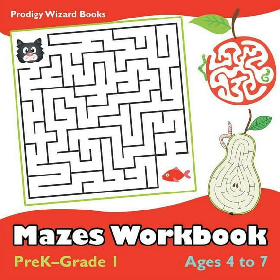 Mazes Workbook PreK-Grade 1 - Ages 4 to 7 (Paperback)