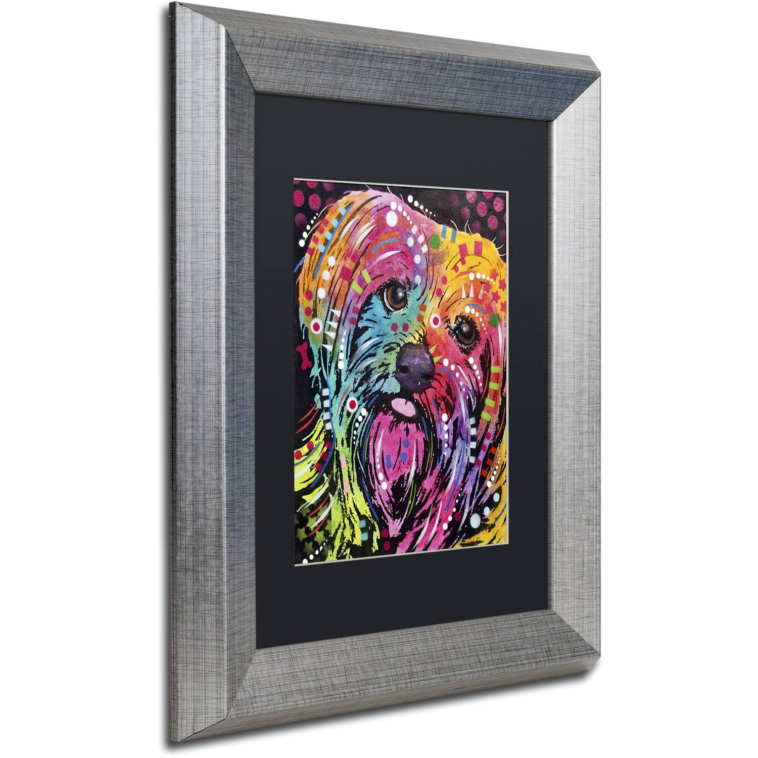 Trademark Fine Art "York II" Canvas Art by Dean Russo, Black Matte, Silver Frame