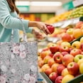 thumbnail image 4 of Small Floral Foldable Grocery Bag - Durable & Compact Eco-Friendly Shopping Tote, 4 of 6