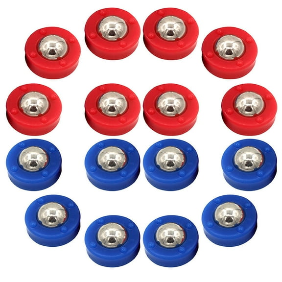 HOMEMAXS 32pcs Shuffleboard Pucks Replacement Kids Board Mini Roller Accessories Tabletop Shuffleboard Pucks Roller Sliding Balls Shuffleboard Soccer Things Desktop Toys