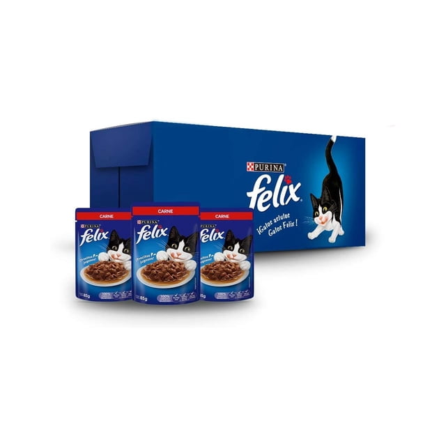 Paquete de 24 sobres Purina Felix De Carne