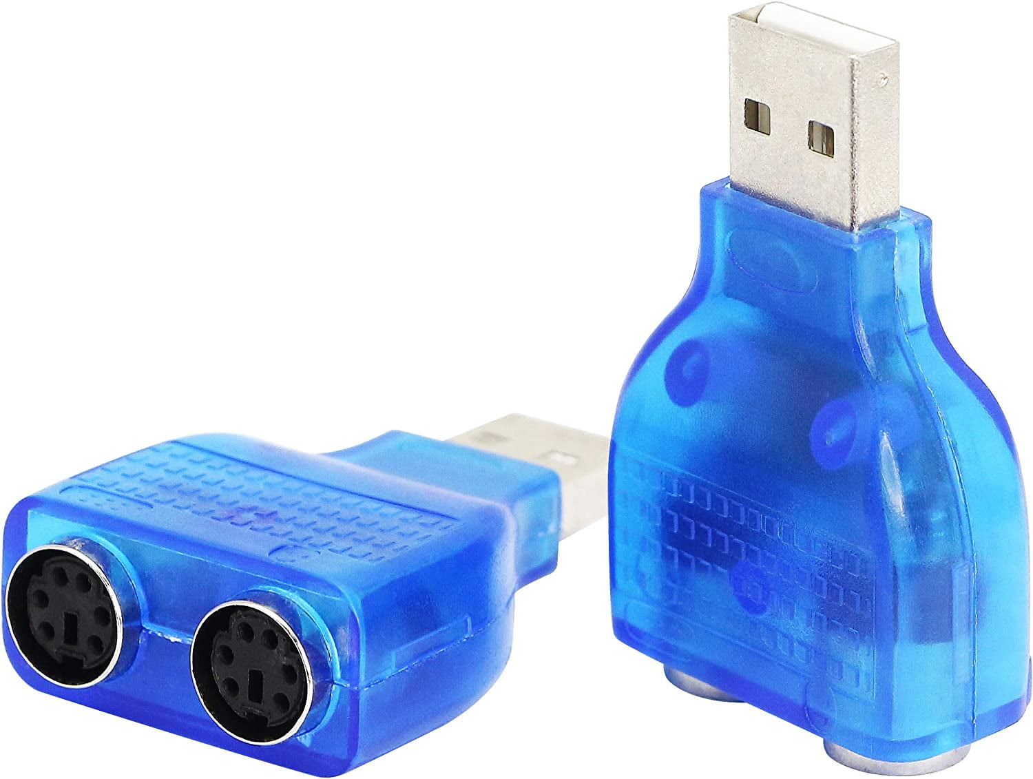 USB to PS2 Adapter，USB to Dual PS/2 Keyborad & Mouse Converter Cable ...