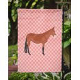 thumbnail image 3 of Carolines Treasures BB7845GF Mule Pink Check Garden Flag, 3 of 3