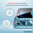 thumbnail image 4 of CASEFREAK Clear Silicone Case for iPhone 11 (6.1") with Magnetic Ring MagSafe Compatible, 4 of 6