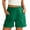 Green #46, variant on QIJIE Women's Bermuda Shorts Jersey Shorts with Deep Pockets 7" Long Shorts for Women Lounge Walking Athletic Black L