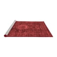 thumbnail image 2 of Ahgly Company Machine Washable Indoor Rectangle Abstract Red Modern Area Rugs, 5' x 8', 2 of 4