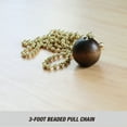 thumbnail image 5 of Hyper Tough 3-Foot Beaded Pull Chain, Wood Ball, 5 of 10