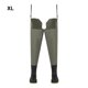 thumbnail image 5 of Eigraketly Ave zancuda de nailon ligera e impermeable para pesca, pantalones para vadear impermeables para hombres y mujeres Pescar gris verde XL, 5 of 6