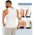 thumbnail image 5 of MANIFIQUE Gynecomastia Compression Shirts for Men, Tank Top Body Shaper, Fajas para Hombres, Slimming Undershirt, 5 of 7