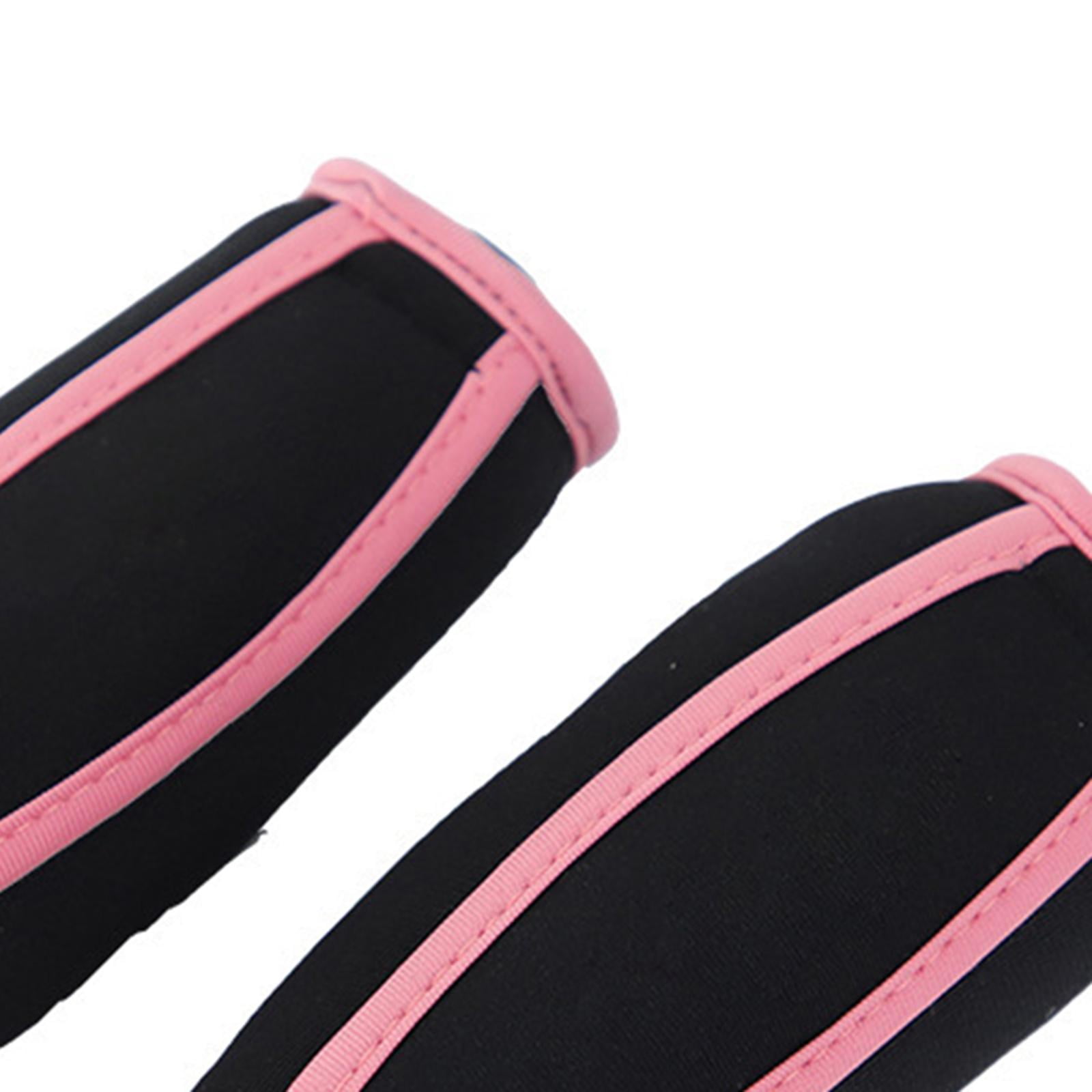 Luwecf 2 Pack Hand Weights for Women Men with Strap Sandbag for Walking Running Fitness Pink 1lb