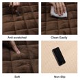 thumbnail image 4 of Unique Bargains Car Front Rear Seat Cover Breathable Plush Pad Mat Vehicle Chair Cushion Set Universal, 4 of 7