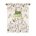 thumbnail image 4 of Kate Aurora Floral Butterflies Kitchen Curtains, 29” x 36” (2 Panels), 4 of 5