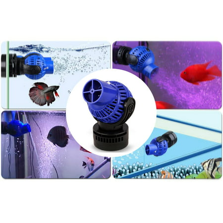GLiving Aquarium Wave Maker Power Head Circulation Pump with Magnet Suction Base for 20-100 Gallon Fish