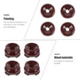 thumbnail image 5 of KAKOWELY 4Pcs Crystal Ball Display Stand Wooden Base Sphere Base Tray Accessory Decor,1.42X"X1.42"X0.79", 5 of 5