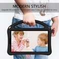 thumbnail image 4 of SaniMore Kiddie Series Case for Samsung Galaxy Tab A7 Lite 8.7" 2021 Model T220/T225 Cover with Screen Protector, Shockproof Lightweight Handle Stand Kids Friendly Protective Cases, Black, 4 of 8