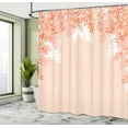 thumbnail image 4 of Ambesonne Flower Shower Curtain, Blooming Lilac Flowers Print, 69"Wx84"L, Pale Rust, 4 of 4