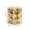 thumbnail image 3 of hirigin 12 Pack Christmas Decorative Ball Set, Shiny Mirror Shatterproof Ball Christmas Tree Ornaments Pendant Festival Supplies, 3 of 3