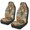 Camo Forest Prints, variant on HUISEFOR Camo Hunting Wolf Car Seat Cover Breathable Elastic Car Front Seat Covers Comfortable Cars Interior Accessories Soft Universal Size Fit for Most Sedan SUV