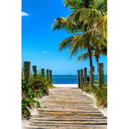 Boardwalk On The Beach Key West Florida Print Wall Art By Boardwalk On The Beach Key West Florida Print Wall Art By Philippe Hugonnard
