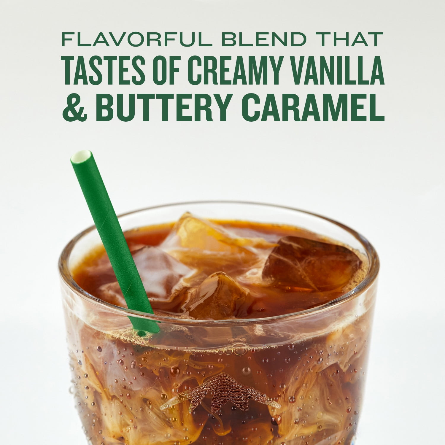 Green Mountain Coffee Roasters Brew Over Ice Vanilla Caramel, Single Serve Keurig K-Cup Pods, Flavored Iced Coffee, 24 Count