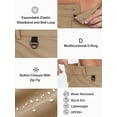 thumbnail image 5 of NORTHYARD Men's and Big Men's Cargo Shorts 9" Hiking Camping Golf Short Casual Travel Work Outdoor UPF 50+ Multipocket for Men Khaki 4XL, 5 of 8