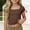 #1-Brown, variant on YaEYa Girls Crop Tops Ribbed Knit Short Sleeve Shirts Square Neck Basic Soft Slim Fitted Solid Casual Y2k Going Out Tees