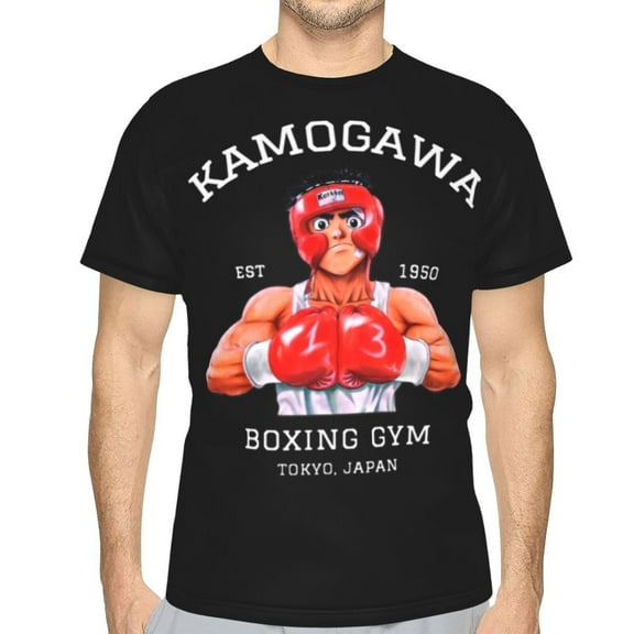 Hajime No Ippo Kamogawa Boxing Gym Unisex 3d Pattern Printed Short Sleeve T-Shirts Casual Graphics Tees Small