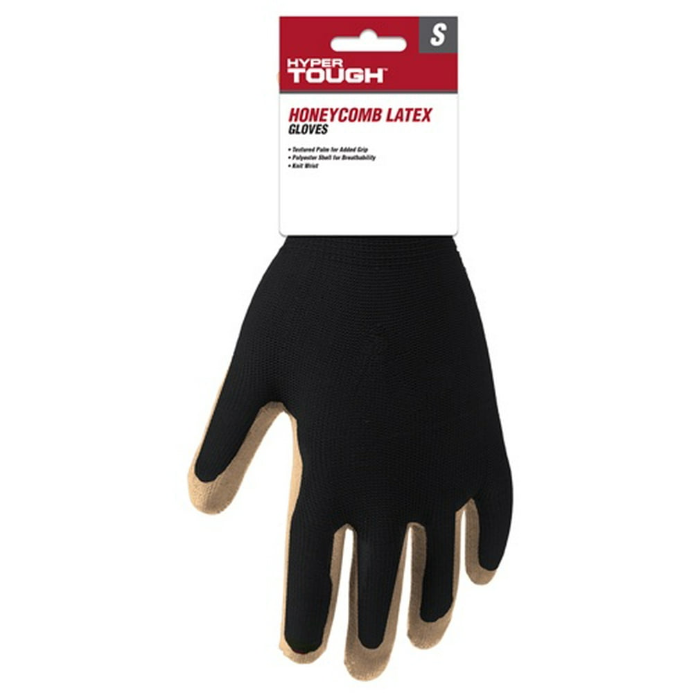 Hyper Tough Hyper Tough Men's Small Latex Gloves